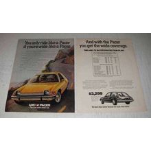 1975 AMC Pacer Ad - You Only Ride Like if You're Wide