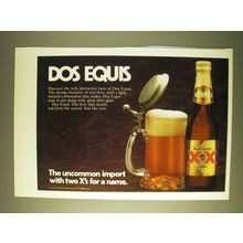 1979 Dos Equis Beer Ad - The Uncommon Import