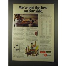 1979 Omark CCI-Speer Ammunition Ad - We've got the law on our side