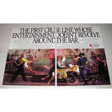 1989 Norwegian Cruise Line Ad - Around the Bar