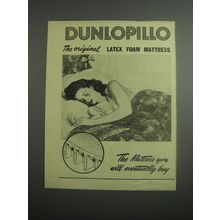 1948 Dunlopillo Mattress Ad