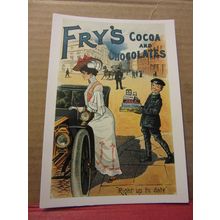 FRY'S COCOA & CHOCOLATES unused postcard Mumbles Railway cards MRP/93 =