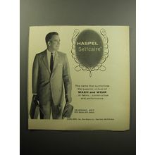 1957 Haspel Sirperior Suit Advertisement - Haspel Selfcaire