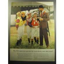 1957 Schweppes Soda Advertisement - The Schweppesman spreads the word about