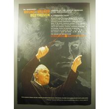 1959 Columbia Masterworks Records Ad - The incomparable Bruno Walter Beethoven