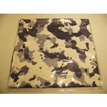 CAMOUFLAGE UNISEX NECK GAITER MASK INFINITY SCARF BALACLAVA GRAY WHITE