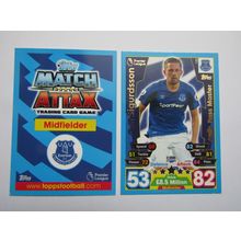 122. Gylfi Sigurdson - Everton - Match Attax 2017/18 Football Card EF1