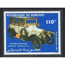 Djibouti Lorraine-Dietrich 1912 Early Motor Car 1983 MNH SG#888
