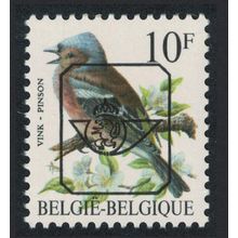 Belgium Chaffinch Bird Buzin 'Pinson' 10f Precancel Normal paper 1990 MNH