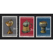 Liechtenstein Drinking Vessels Prince's Collection 3v 1973 MNH SG#578-580