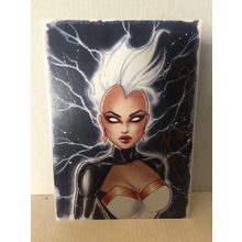 Marvel Comics X-Men Storm 5''x7'' Mini Print Signed by Artist Dawn McTeague