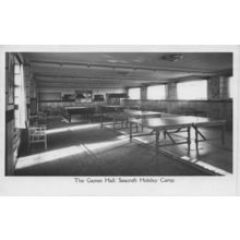 Games Hall Table Tennis Pool Seaford Holiday Camp Norfolk Old Postcard