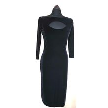 Moda International Black Velvet Dress Size S 8 - 10 UK