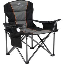 ALPHA CAMP Oversized Camping Folding Chair, Heavy Duty Support 450 LBS Steel Fra