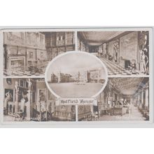 Multi View Hatfield House Hatfield Hertfordshire Postcard (QHER378)
