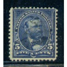Used 281 5c Ulysses S. Grant Barely Clears M04978