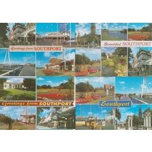 Southport Pier Shops 4x Superb 1980s Postcard s