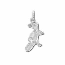 Sterling Silver Dinosaur Pendant