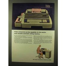 1965 Friden 2201 Flexowriter Auto Writing Machine Ad