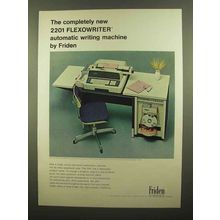 1965 Friden 2201 Flexowriter Writing Machine Ad
