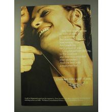 1972 De Beers Diamonds Ad - My First Reaction