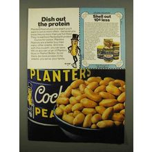 1975 Planters Peanuts Ad - Dish Out The Protein