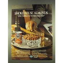 1977 Blue Diamond Smokehouse Almonds Ad - One Nibble