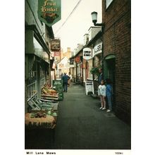 Mill Lane Mews Ashby De La Zouch Leicester Fruit Basket Grocers Postcard