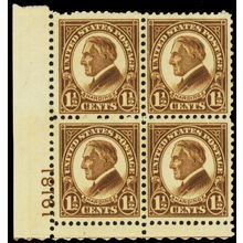 633, Mint NH Plate Block of Four - Stuart Katz
