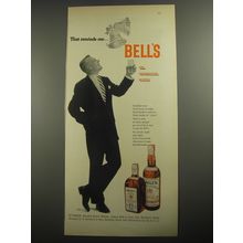 1956 Bell's Scotch Ad - That reminds me