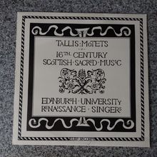 Thomas Tallis – 16th Century Scottish Scared Music (EURS001) 1980 (LP)