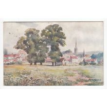 Monmouth M Garland Art Postcard 1907 The Artist Series J W Ruddock