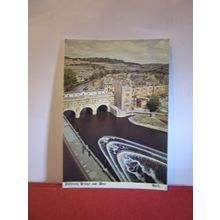 PULTENEY BRIDGE & WEIR, BATH. SOMERSET. unused postcard Colourmaster =