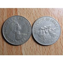 Jersey 1987 Elizabeth ll 10p Coin