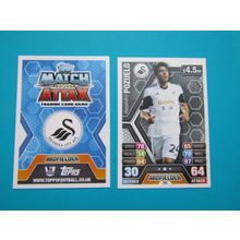301. Pablo Hernandez - Swansea City - Match Attax 2013/14 Football Card EF1