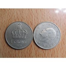 Norway 1976 1 Krone Coin