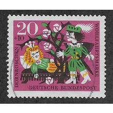 GER 1964 20pf+10pf 'HUMANITARIAN FUND' FINE USED (EBID54-471)