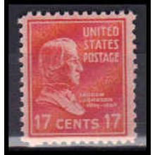 822 17c Andrew Johnson Very Fine MNH B0977