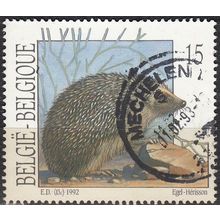 Belgique 1992 Michel 2531 O Cote (2008) 1.50 € Hérisson Cachet rond
