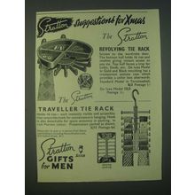 1959 Stratton Revolving Tie Rack and Traveller Tie Rack Ad