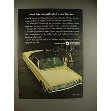 1965 Chrysler Newport 2-Door Hardtop Car Ad - Don't Fake