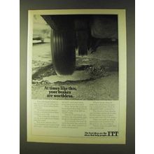 1979 ITT Koni Shock Absorbers Ad - Brakes Are Worthless