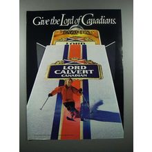 1983 Lord Calvert Canadian Whisky Ad - Skier