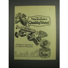 1948 Mackintosh's Quality Street Candy Ad - A delicious assortment