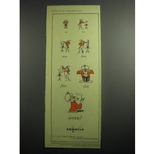 1948 Abdulla Cigarettes Ad - One Two Three Four Five Six Seven!