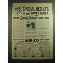 1956 Agrico Special-Purpose Plant Foods Ad - Now get Special Results