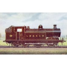 LBSC 570 Class ESX 1-6-2T E.Marsh 1911 Train 1960s Postcard