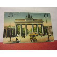 BRANDENBURGER TOR, BERLIN GERMANY unused antique postcard BRANDENBURG GATE #