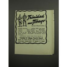 1953 Trinidad & Tobago Tourist Board Advertisement