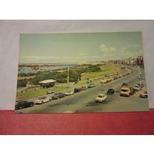 FLORAL HALL & MARINE LAKE, SOUTHPORT, LANCASHIRE unused postcard dated 1970 =